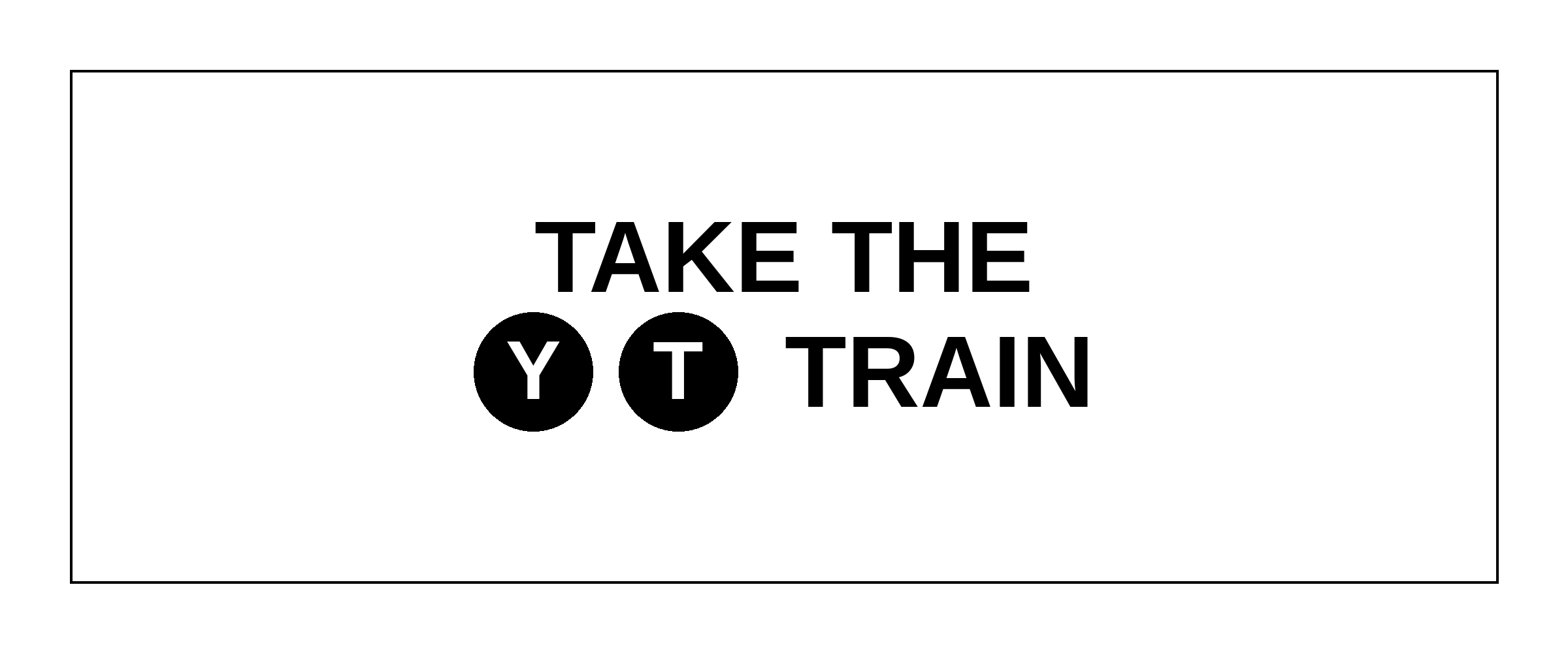 Take the YT Train